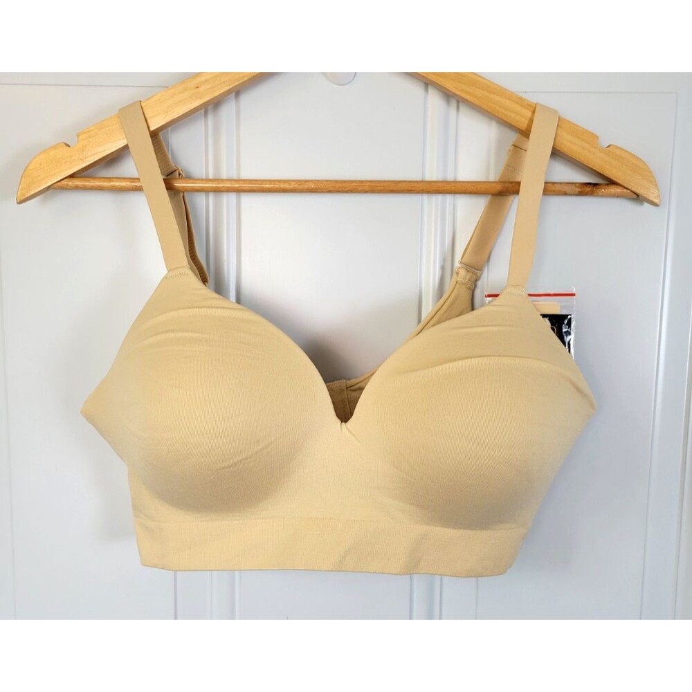 NWT Truekind Supportive Comfort Wireless Shaping Bra Size Large